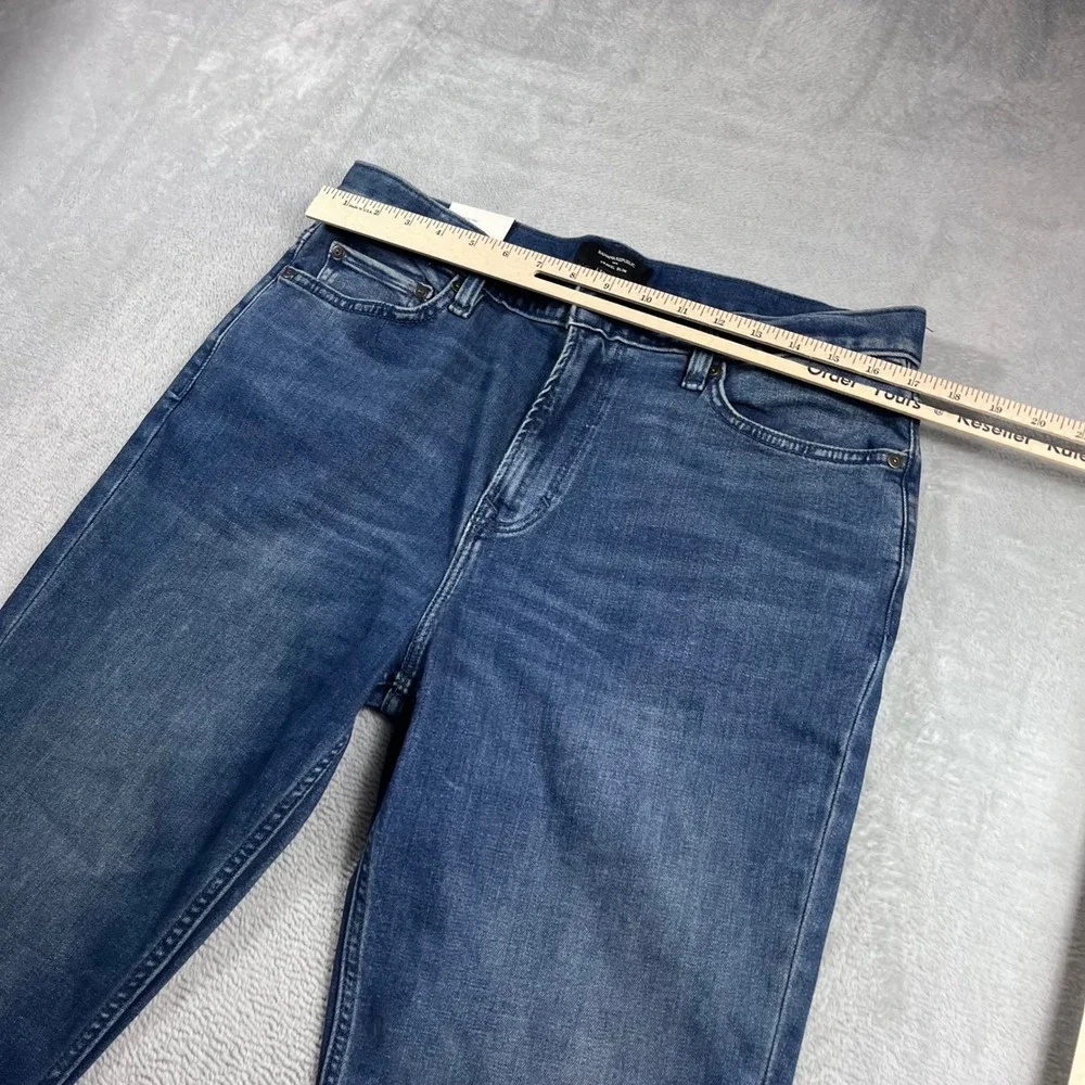 Banana Republic Travel Slim Jeans Mens 34x32 Medium Wash Blue Denim Pants New